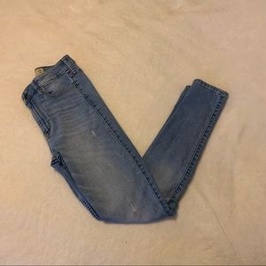 Hollister Light Blue High Rise Skinny Jeans!